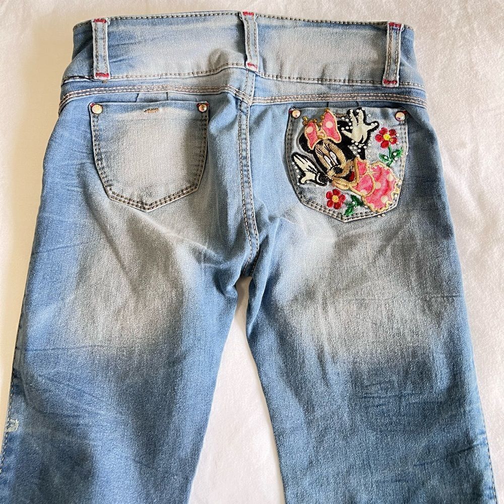 Mini Mouse embroidered jeans - Picture 4 of 6
